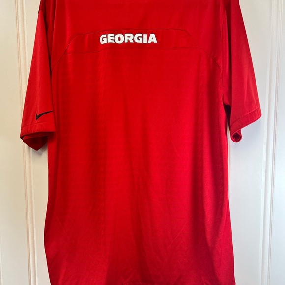 Nike Red Dri-FIT Men's Polo Shirt Georgia Bulldogs Size L - Picture 4 of 5